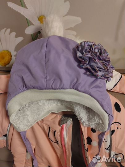 Зимний комбинезон для девочки 62 68