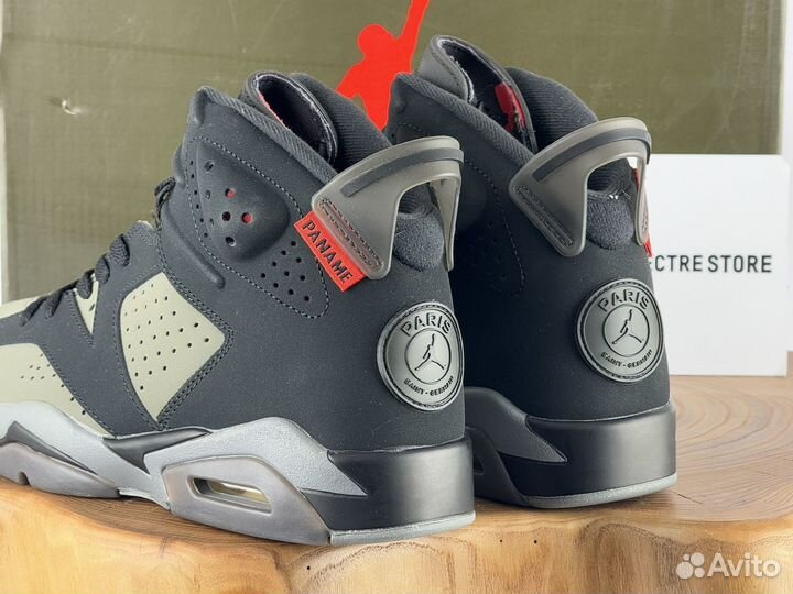 Nike Air Jordan 6 Iron Grey Paris Saint-Germain