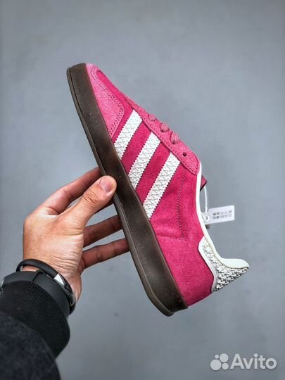 Кроссовки Adidas Gazelle Indoor Pink Cloud White