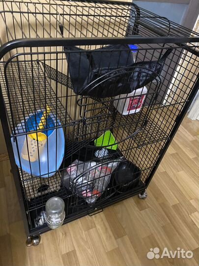 Клетка для мелких животных 640*435*925мм