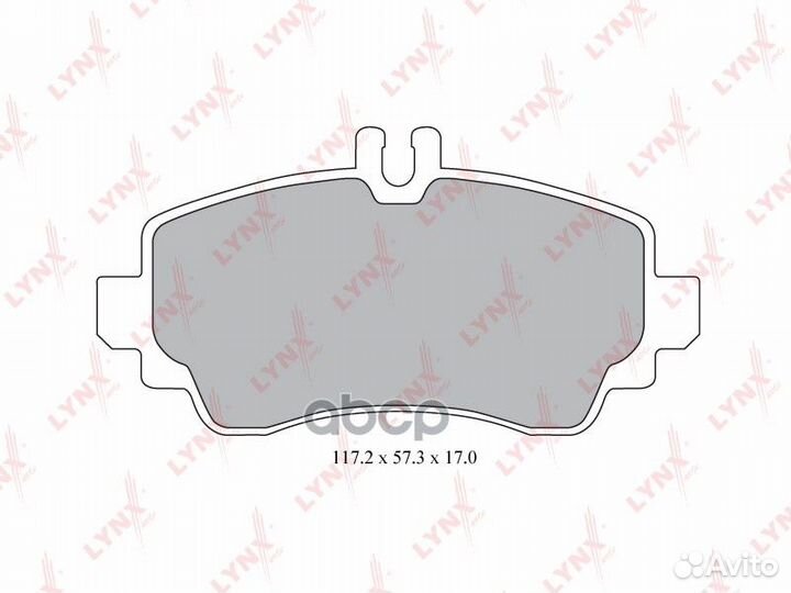 Колодки тормозные дисковые перед BD5306 LYN