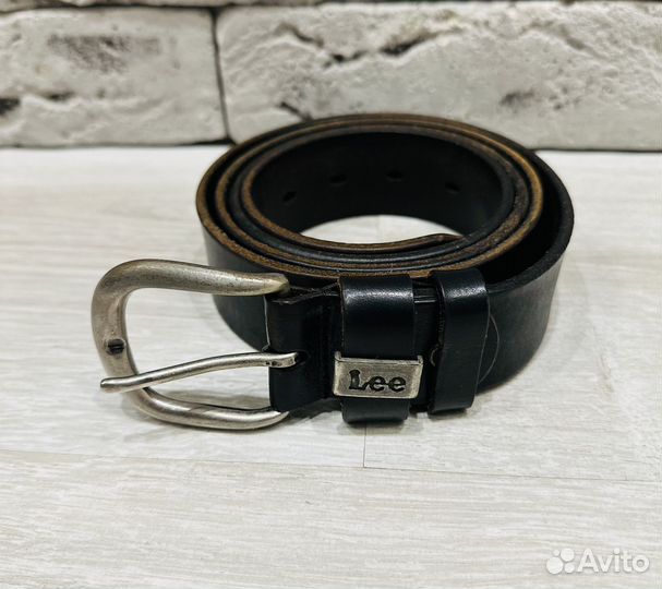 Кожаный ремень lee