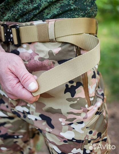 Тактический ремень мужской койот