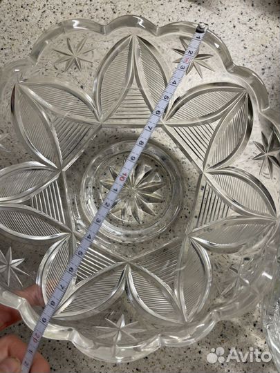 Салатник хрустальный