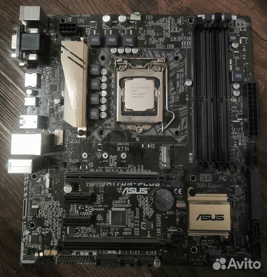 Asus P8H61, asus H170M сокет 1151 DDR4