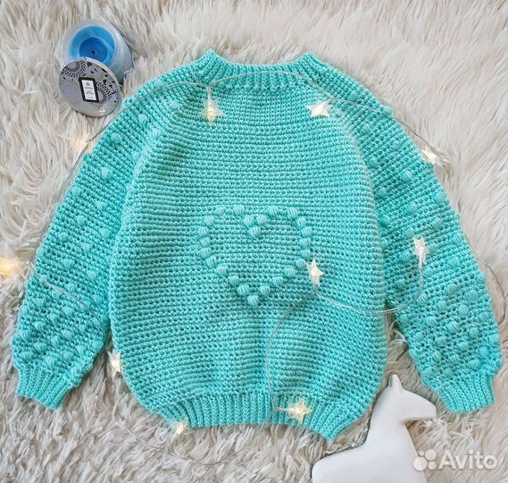 Детский свитер ручная вязка