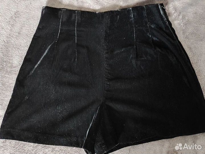 Шорты бархатные Zara 42 S