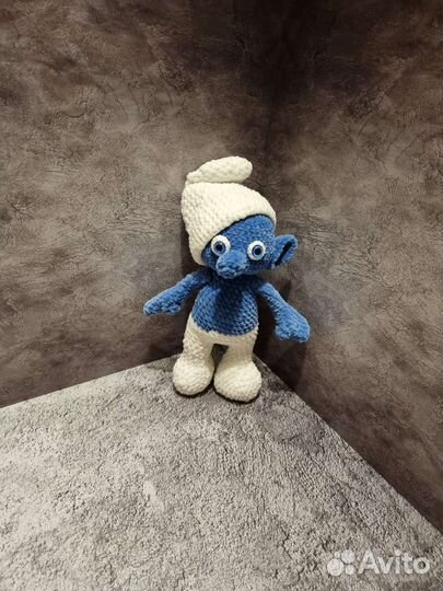 Мягкая игрушка вязаная Гномик