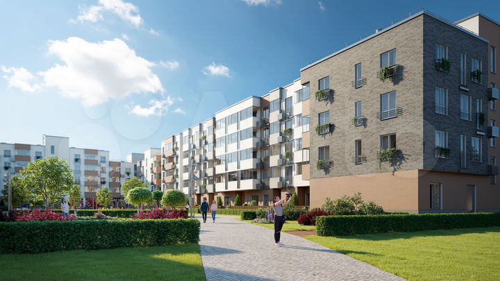 2-к. квартира, 46,1 м², 1/5 эт.