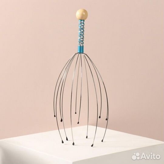 Массажёр «Счастье» для головы, цвет микс