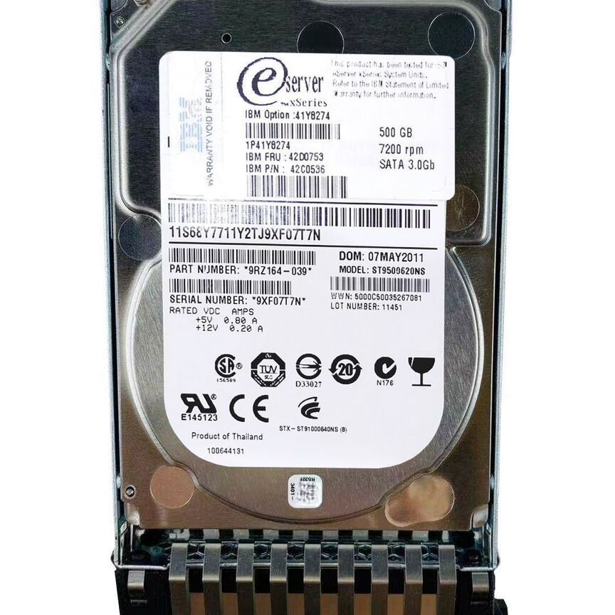 [41Y8274] Жесткий Диск Ibm 500gb 42с0536 Sata2 2.5 41y8274