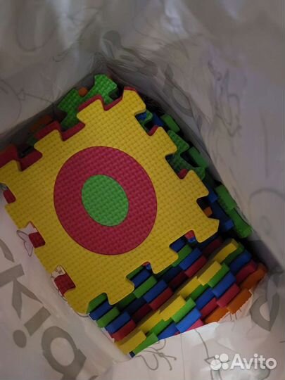 Модульный коврик пазл Алфавит. Новый