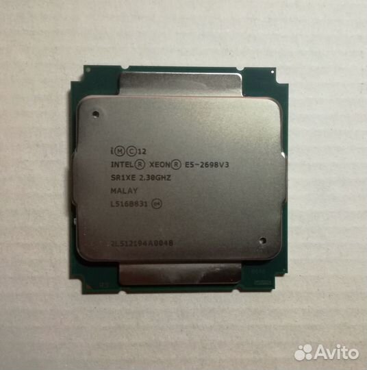 Intel Xeon E5-2698v3 2.3GHz LGA2011-3 16ядер SR1XE