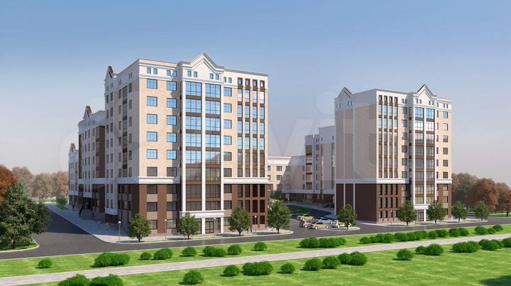 2-к. квартира, 58,4 м², 2/8 эт.