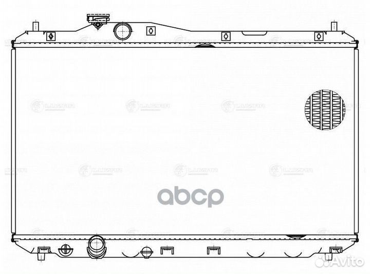 Радиатор охлаждения двигателя LRC2312 luzar