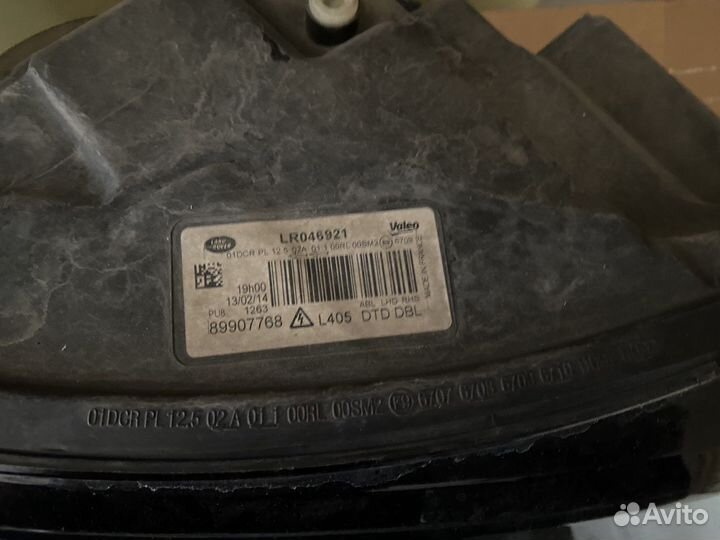 Передняя правая фара Land Rover Vouge l405