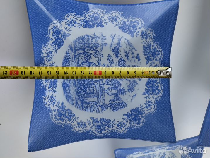 Набор стеклянных салатников новый Fenix