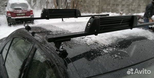 Крепление для 3 пар лыж/ 2 сноубордов