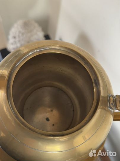 Чайник, подставка под чайник, блюдо латунь