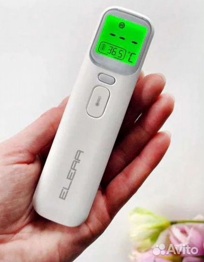 Бесконтактный термометр, пирометр, градусник Elera