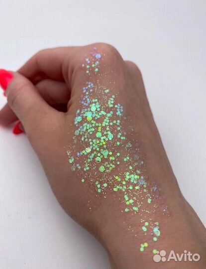 Набор блесток / глиттеров для лица, тела и волос