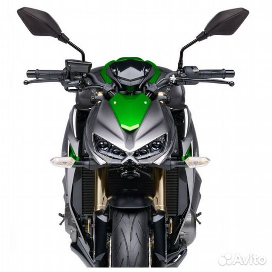 Мотоциклетное зеркало заднего вида с креплением