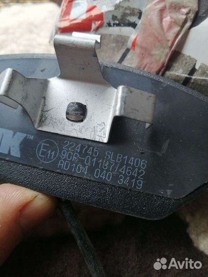 Передние тормозные колодки Ауди, Фольксваген, сеат