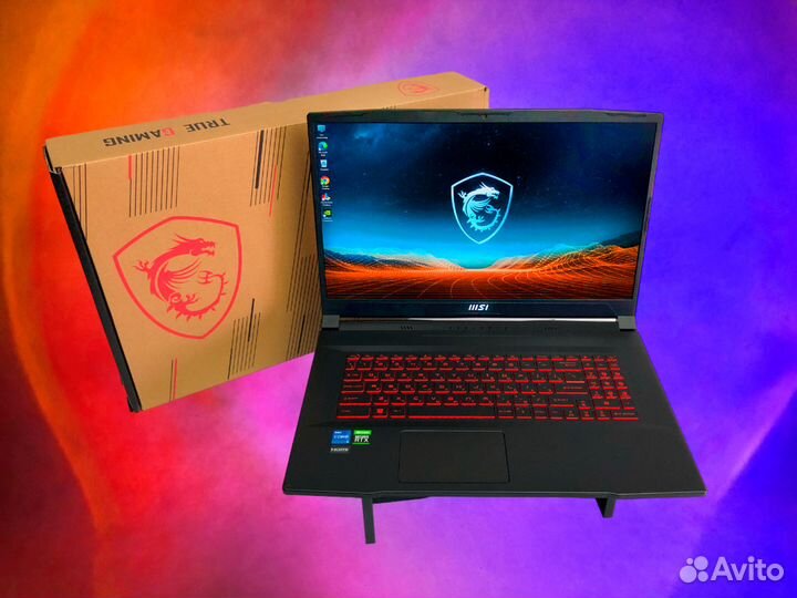 Игровой ноутбук MSI Katana Geforce RTX 3050 Ti