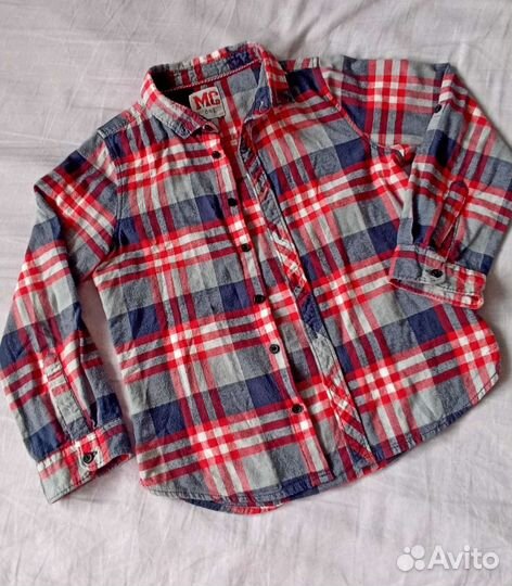 Рубашка детская для мальчиков mothercare