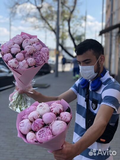 15 Пионы с доставкой