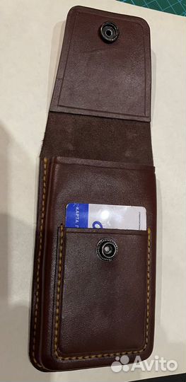 Кожаный чехол айфон 12 мини