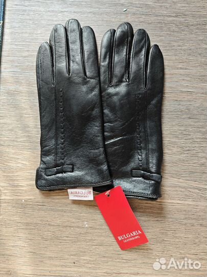Перчатки кожаные новые