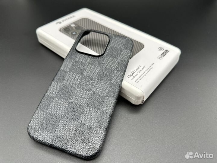 Чехол на iPhone Pitaka Кастомизация LV под заказ