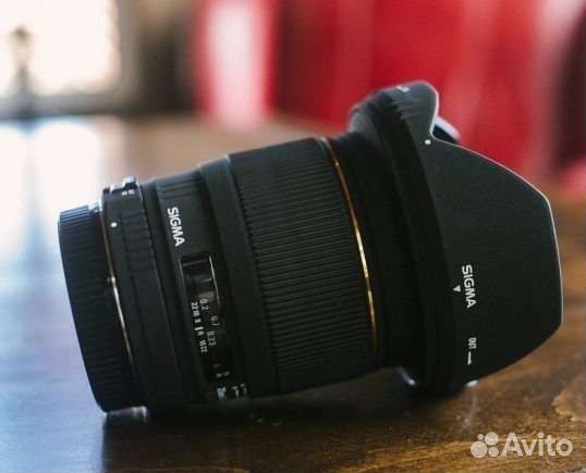 Объектив sigma для canon 20 1,8
