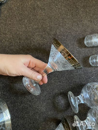 Набор бокалов, рюмки 18 предметов