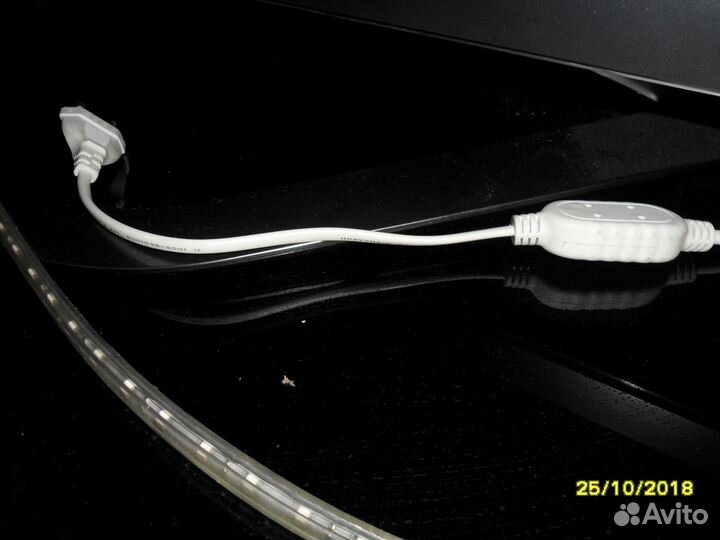 Светодиодная лента 220V белая 1м