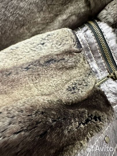 Шуба женская натуральная из кролика