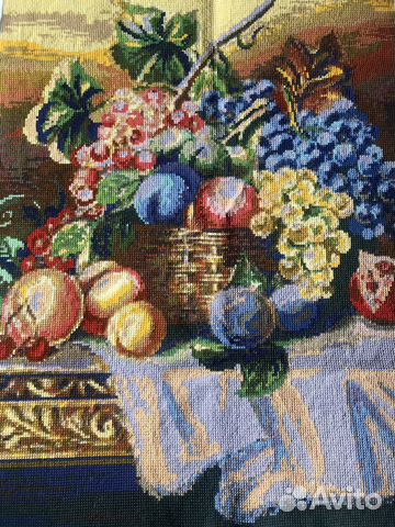 Картина вышитая крестиком ручная работа