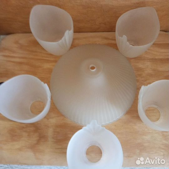 Плафон большой для люстры бу