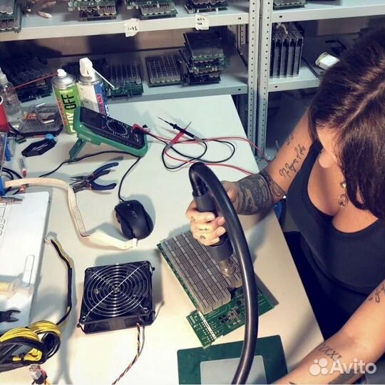 Ремонт оборудования для майнинга.любой сложности
