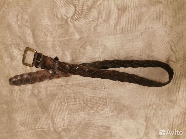 Massimo dutti ремень, натуральная кожа, 80 см