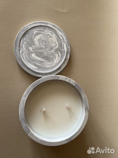 Ароматическая свеча ручной работы