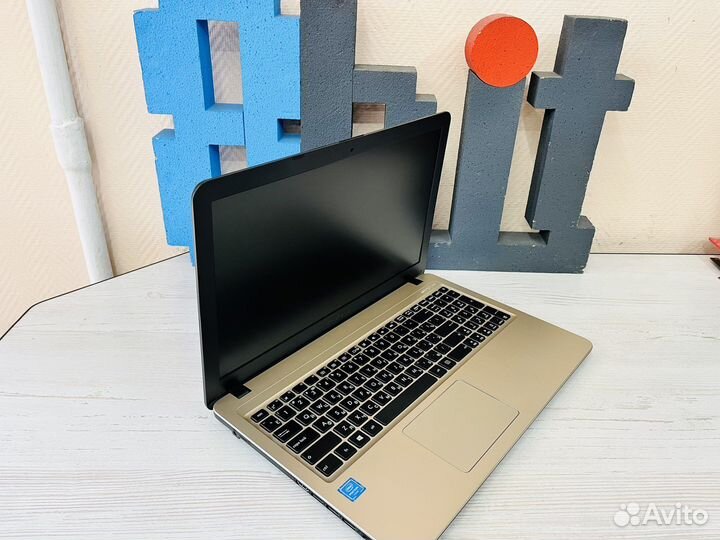 Ноутбук asus x540n 4 ядра 4гб