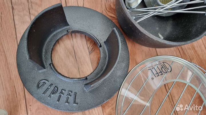 Набор для фондю gipfel из чугуна