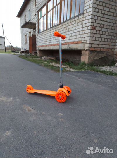 Самокат детский трехколесный бу