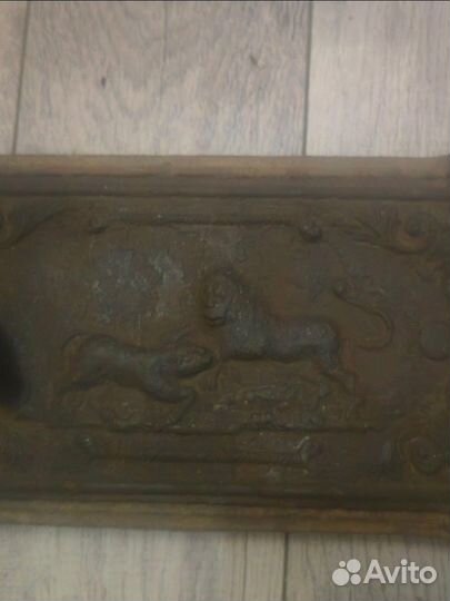 Печная дверца Львы