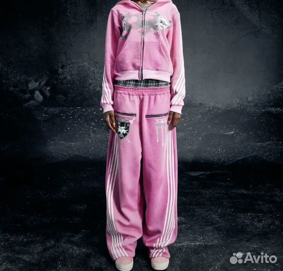 Штаны yori sport розовые