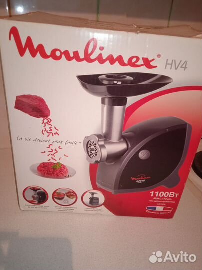 Мясорубка электрическая moulinex