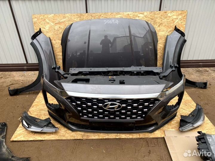 Ноускат Хендай Санта Фе 4 TM морда комплектом