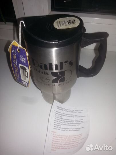 Термокружки из США. автомобильные, новые